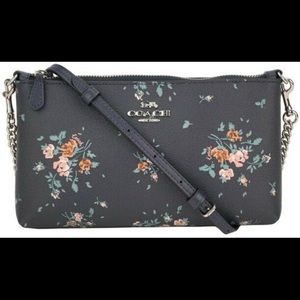 Floral Coach Crossbody
